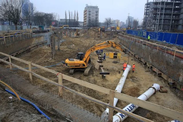 Jeden z warszawskich placów budowy