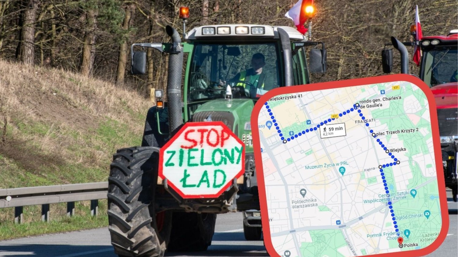 We wtorek 27 lutego Warszawa ma być sparaliżowana przez rolników.