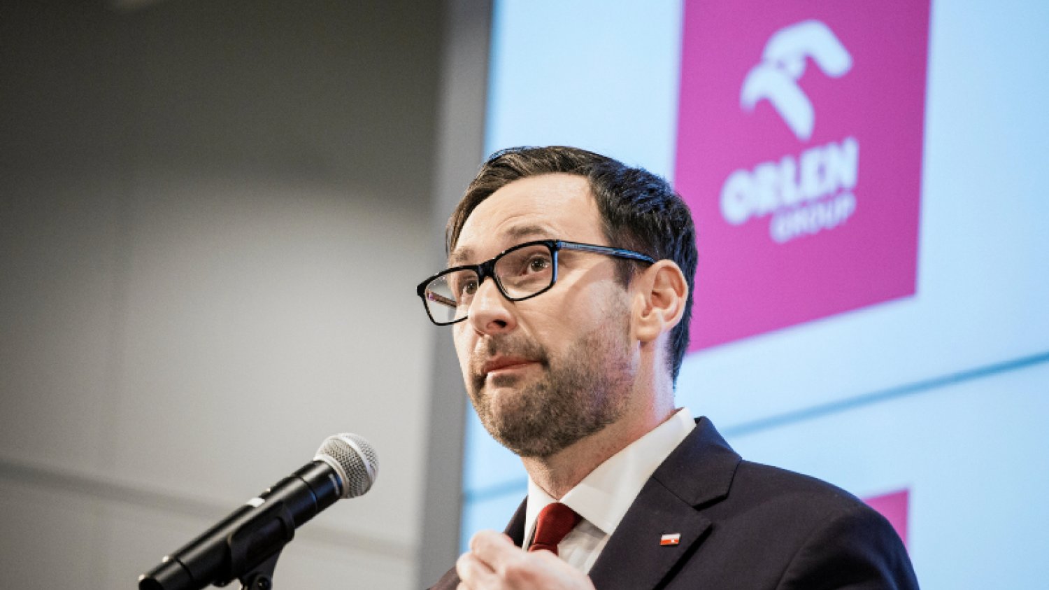 Prezes PKN Orlen Daniel Obajtek atakuje opozycje.