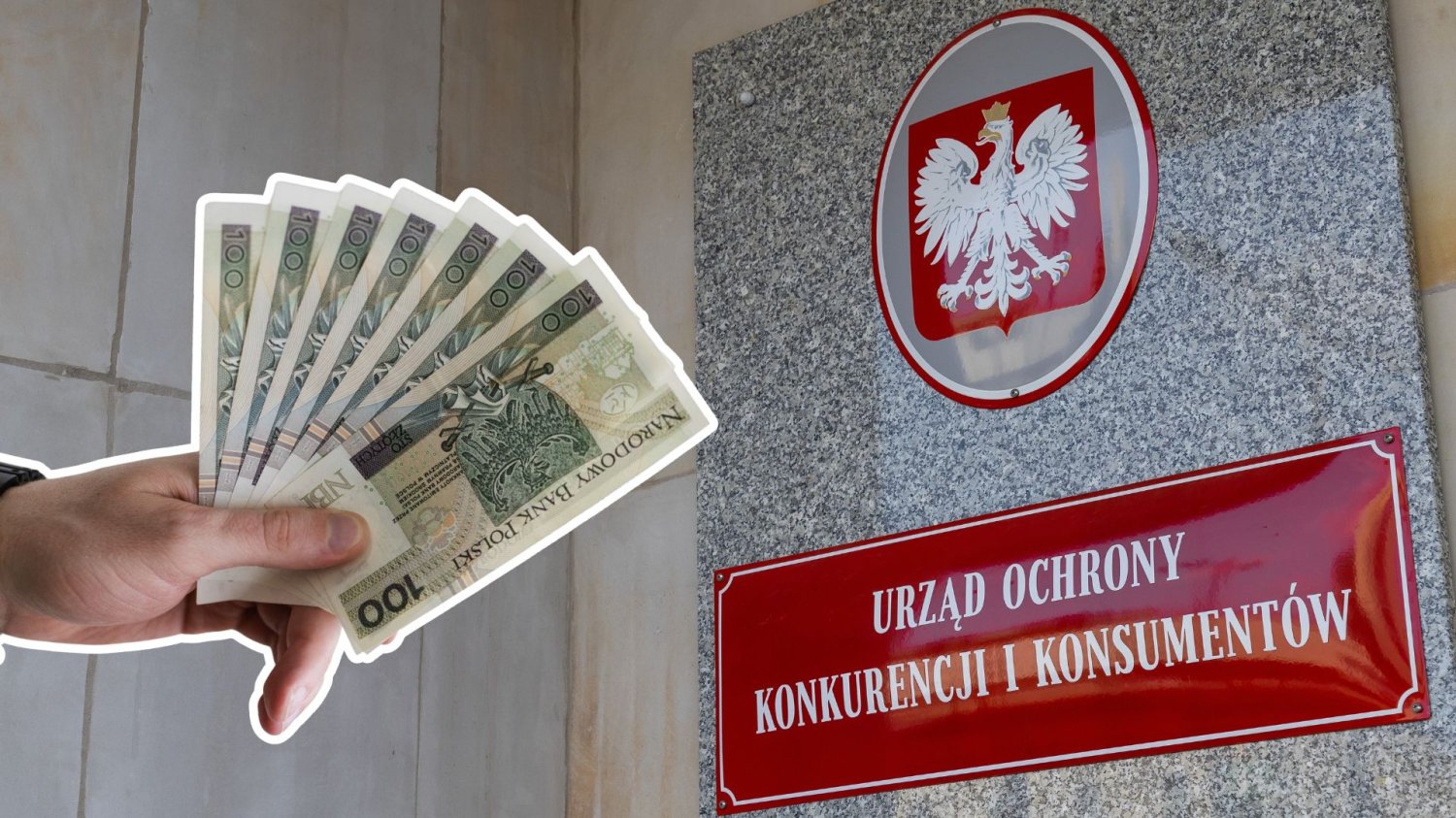 UOKiK, plik banknotów.