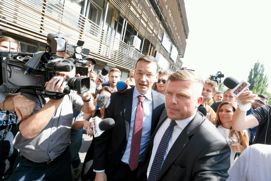 Wicepremier, minister rozwoju i finansów, Mateusz Morawiecki.
