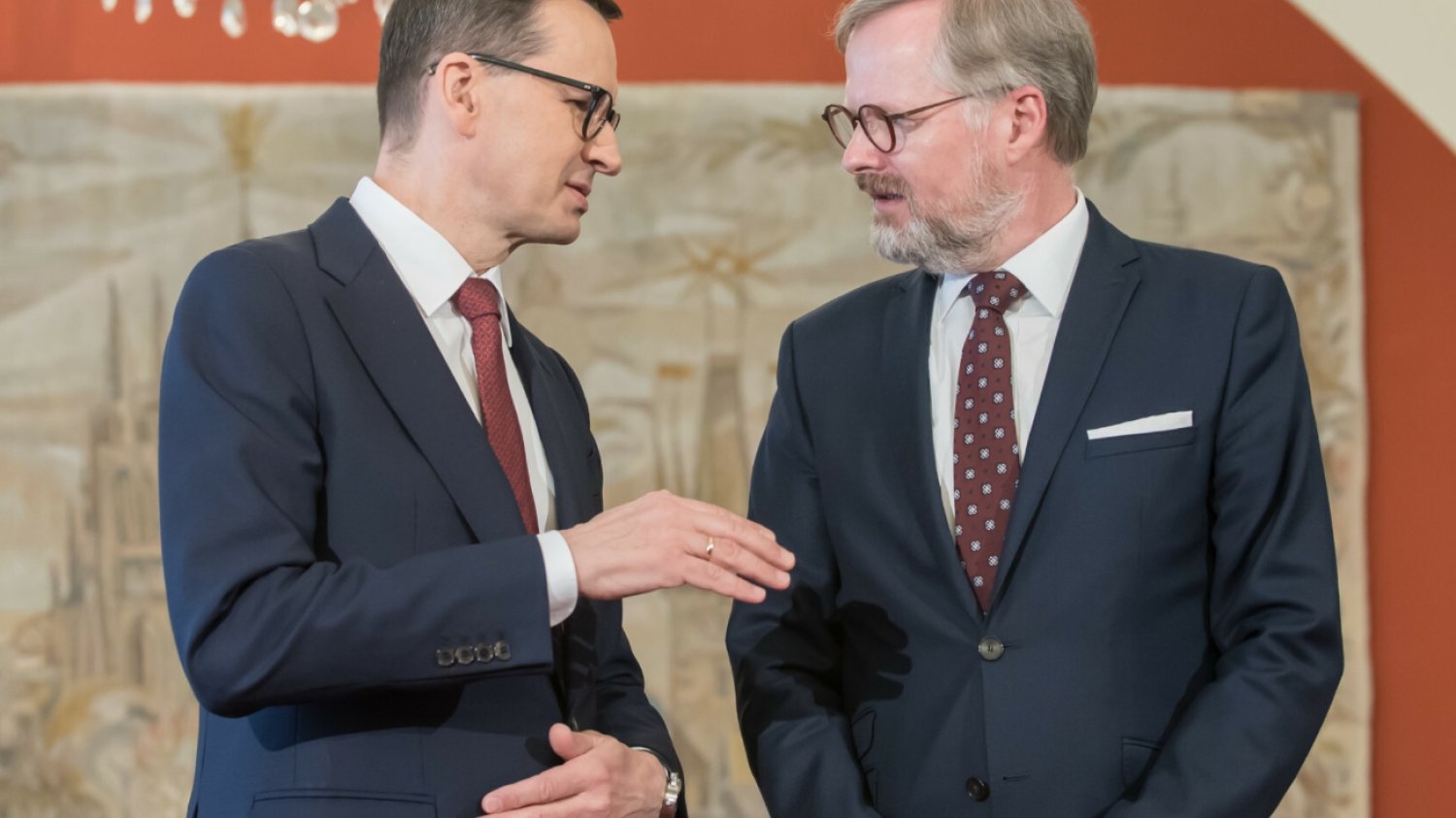 Mateusz Morawiecki i Petr Fiala