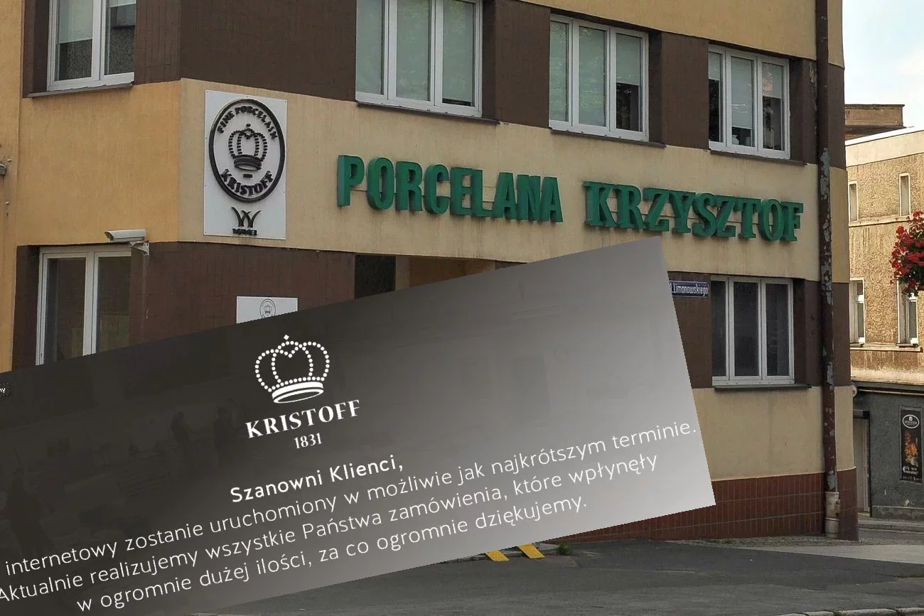 Upadek Fabryki Porcelany "Krzysztof" w Wałbrzychu bardzo poruszył Polaków