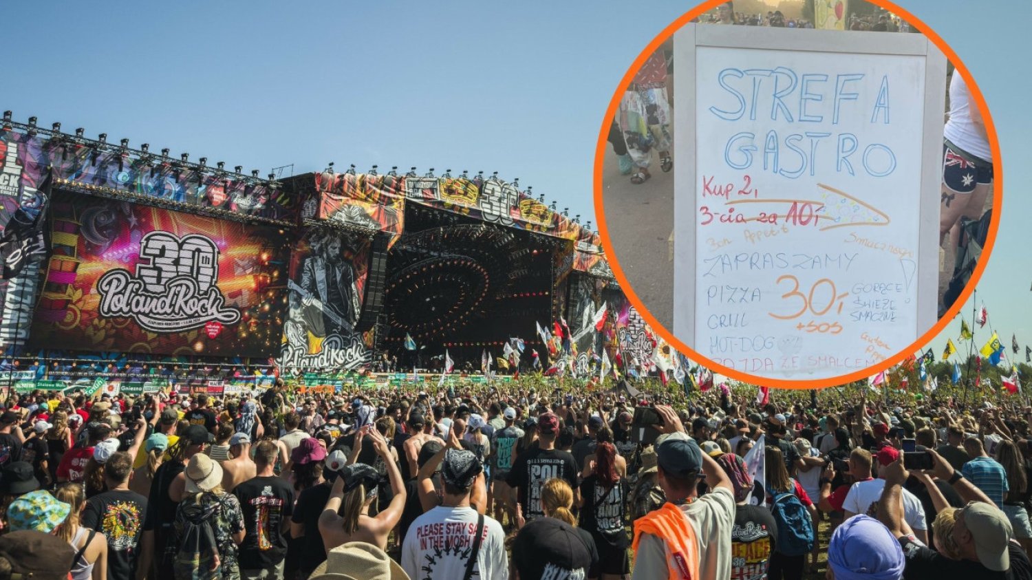 Sprawdziliśmy, ile trzeba było zapłacić na Pol'and'Rock Festiwal 2024