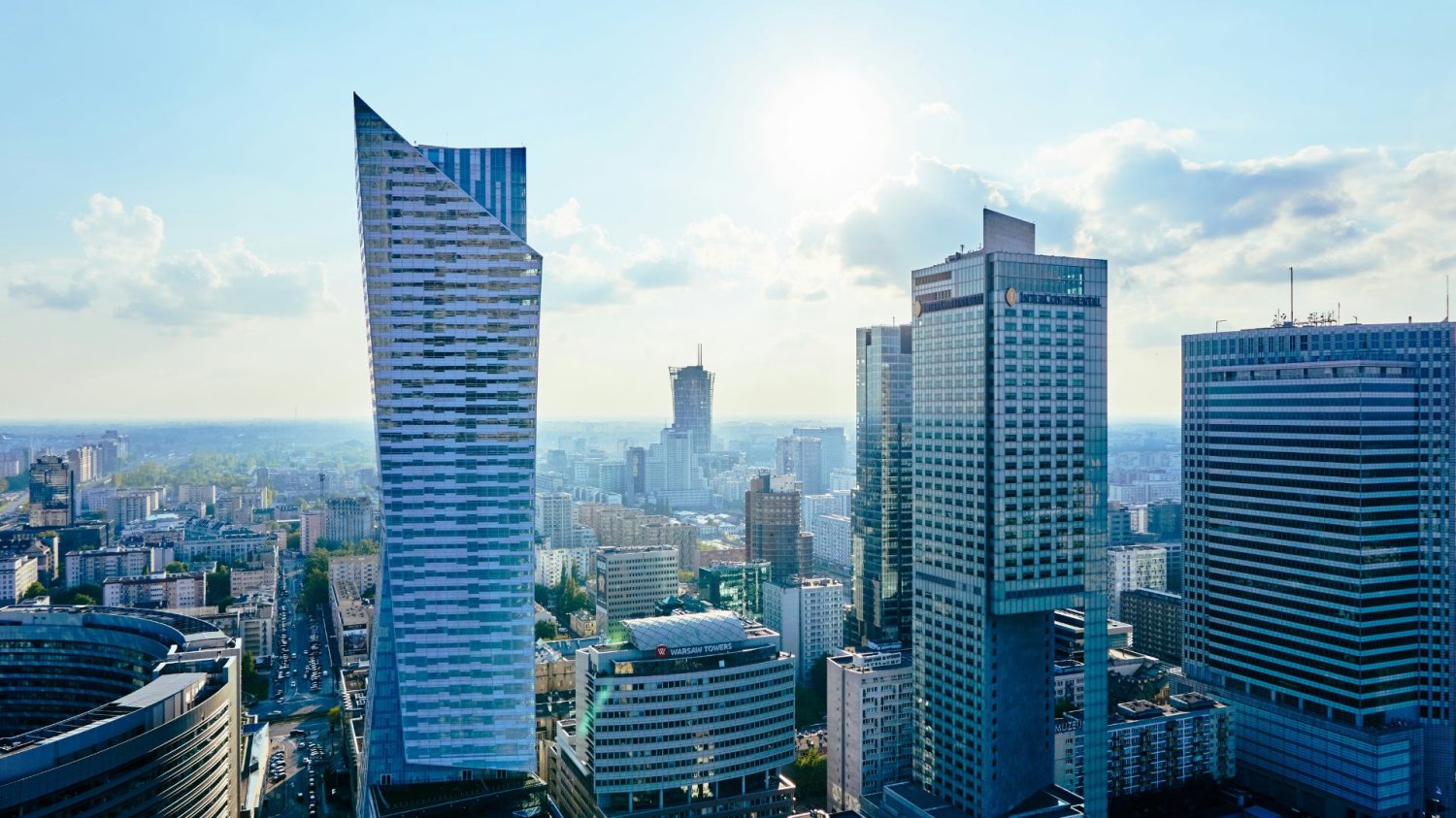 Panorama Warszawy.