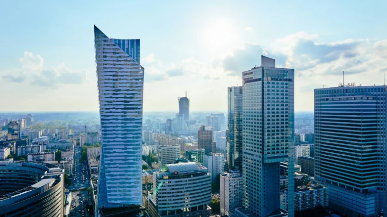 Panorama Warszawy.