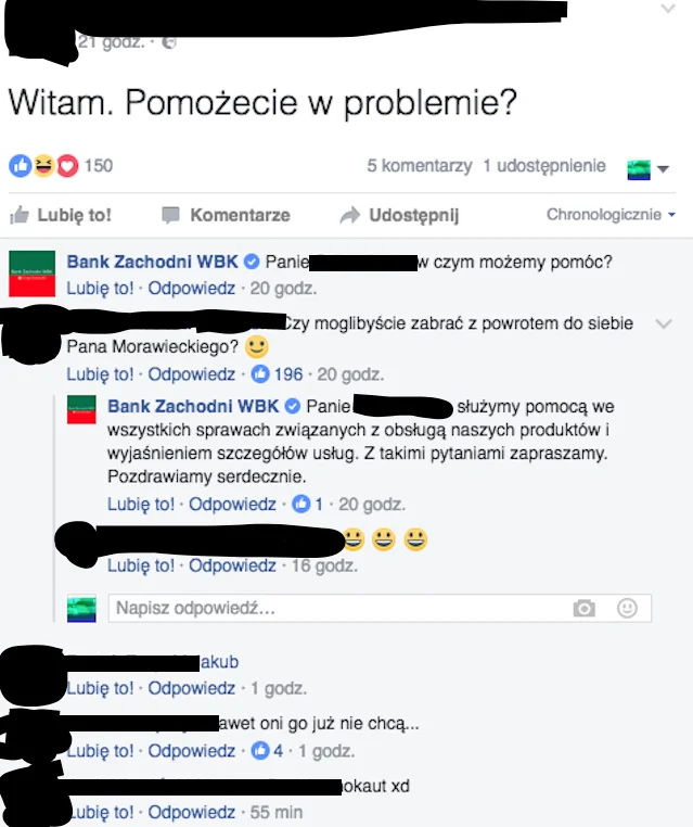 Pełna treść konwersacji.