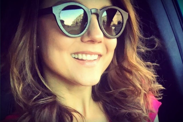 Joanna Jabłczyńska w okularach Gepetto.