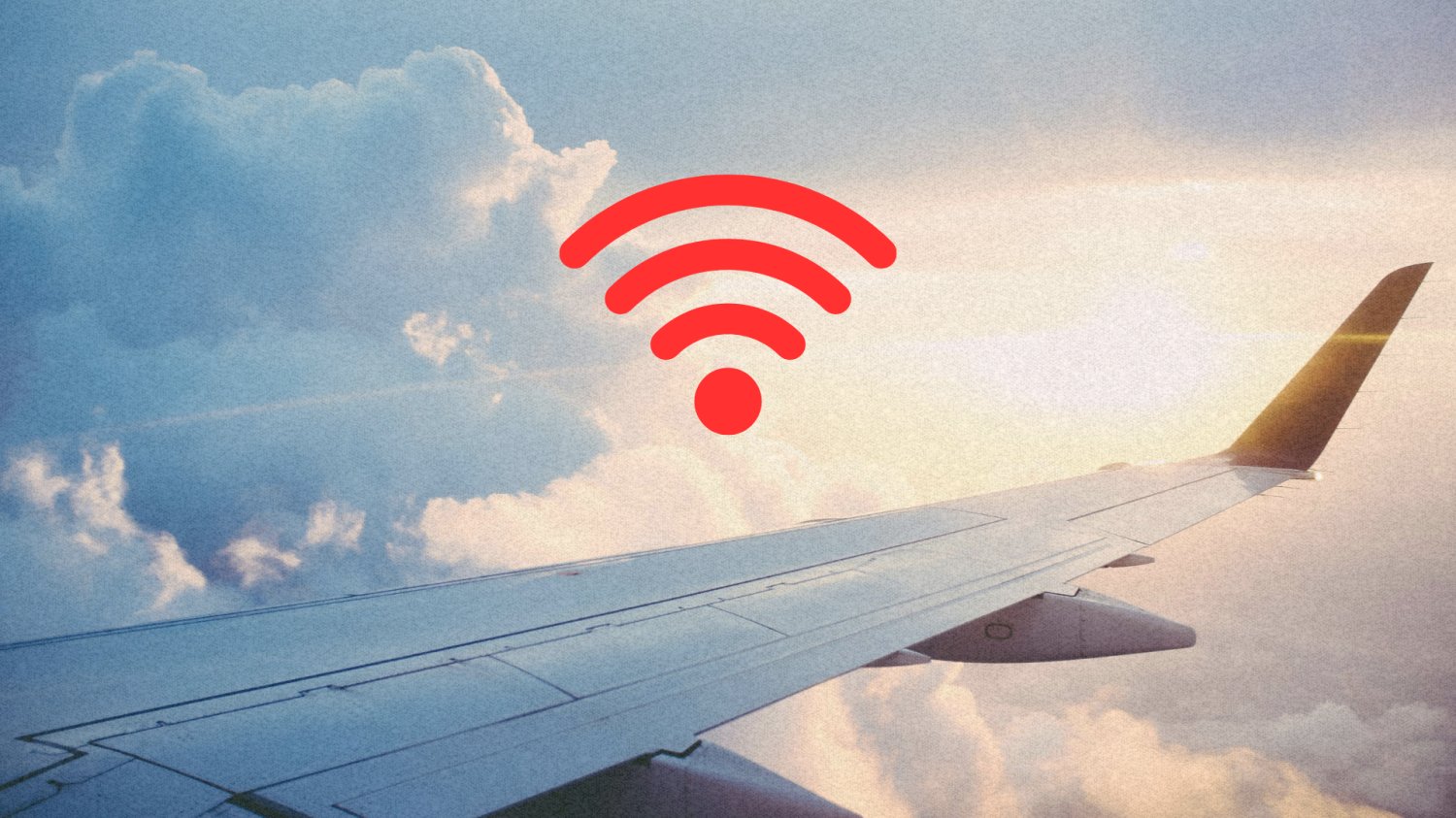 Samolot na tle nieba. W końcu włączysz WiFi w samolocie