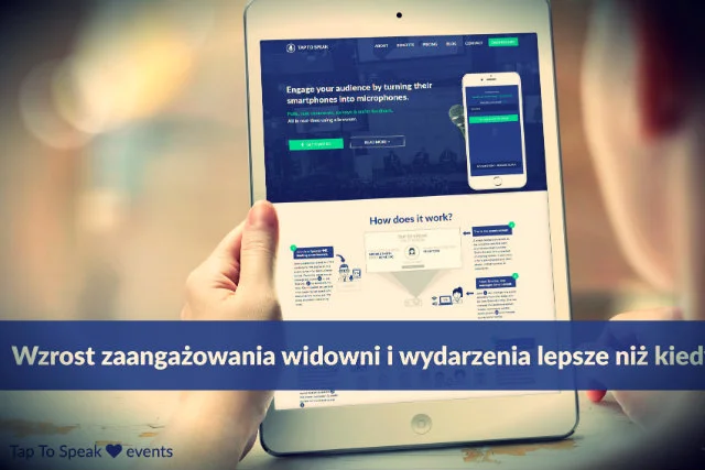 Tap to Speak pozwala każdemu uczestnikowi konferencji zamienić swój smartfon w mikrofon.