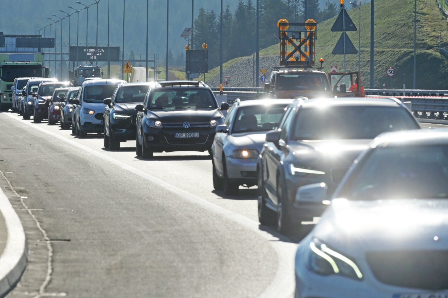 Zamknięcie tunelu na Zakopiance – objazdy i informacje