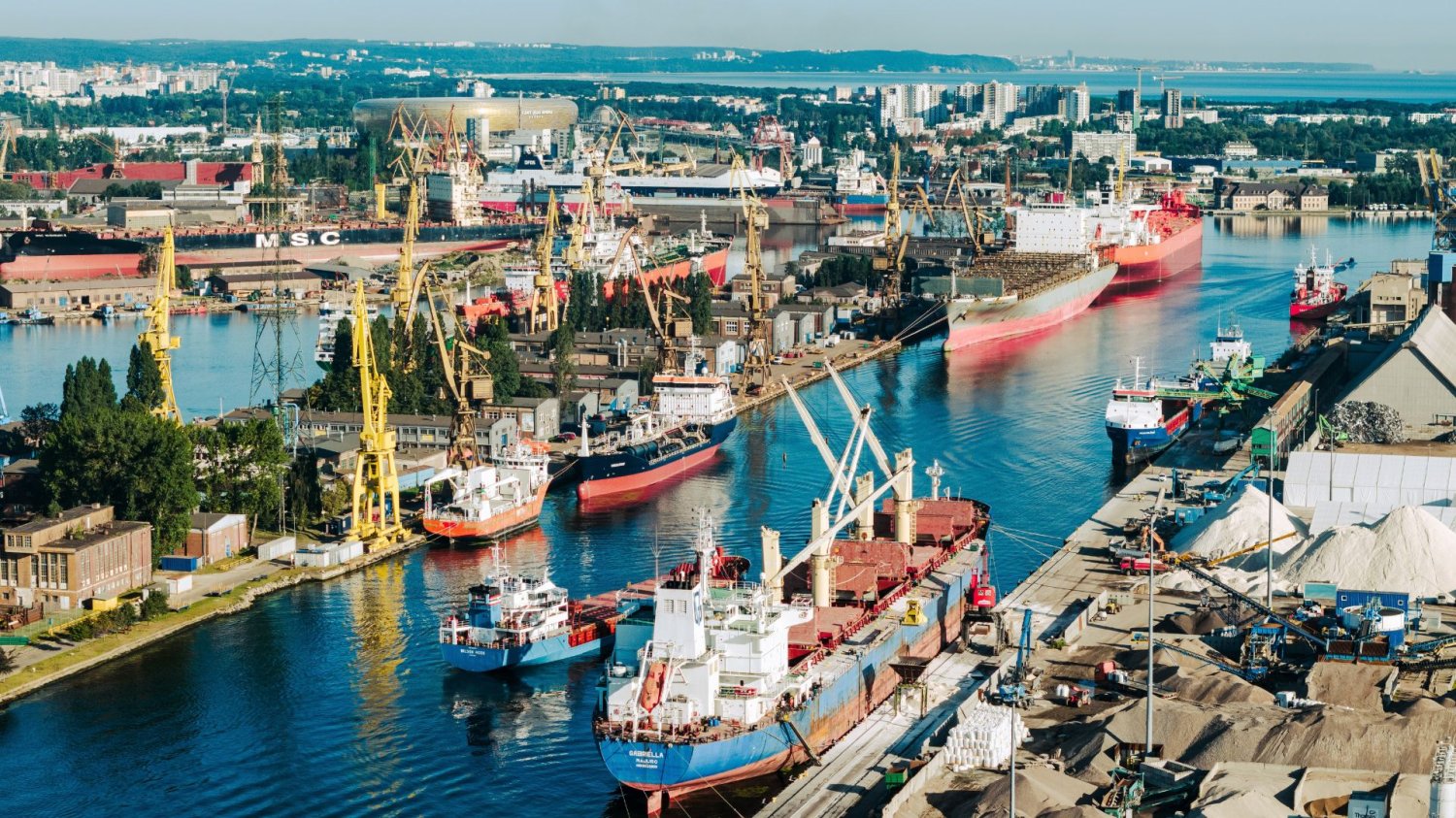 Port w Gdańsku.