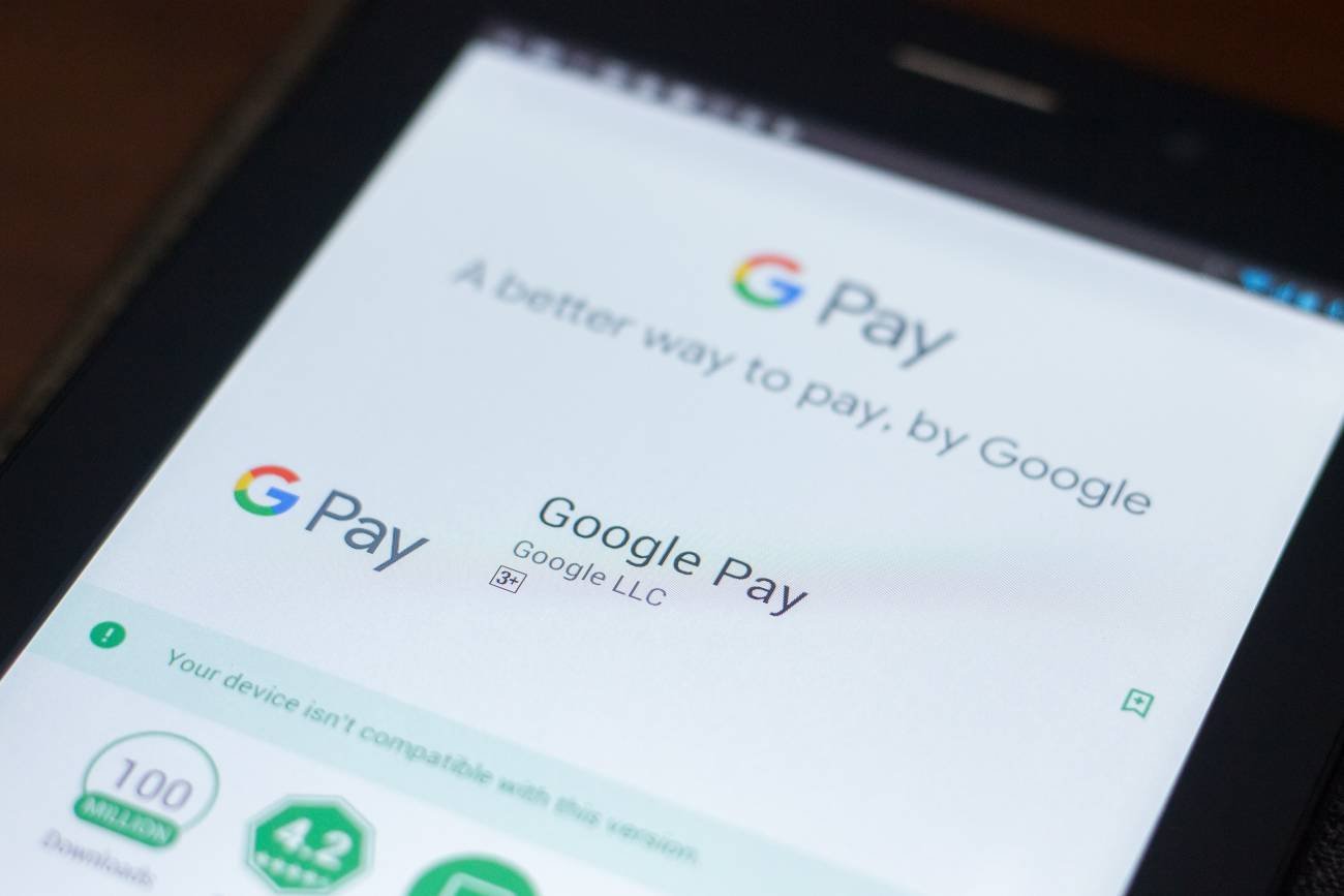Aplikacja Google Pay na spartfonie