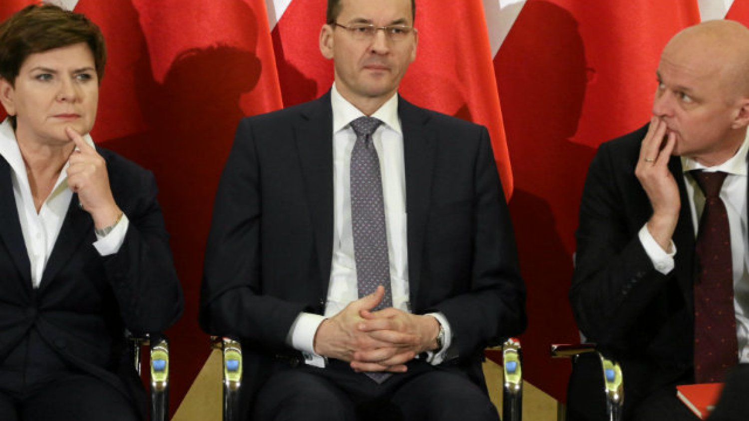 Beata Szydło, Mateusz Morawiecki i były już minister Paweł Szałamacha.