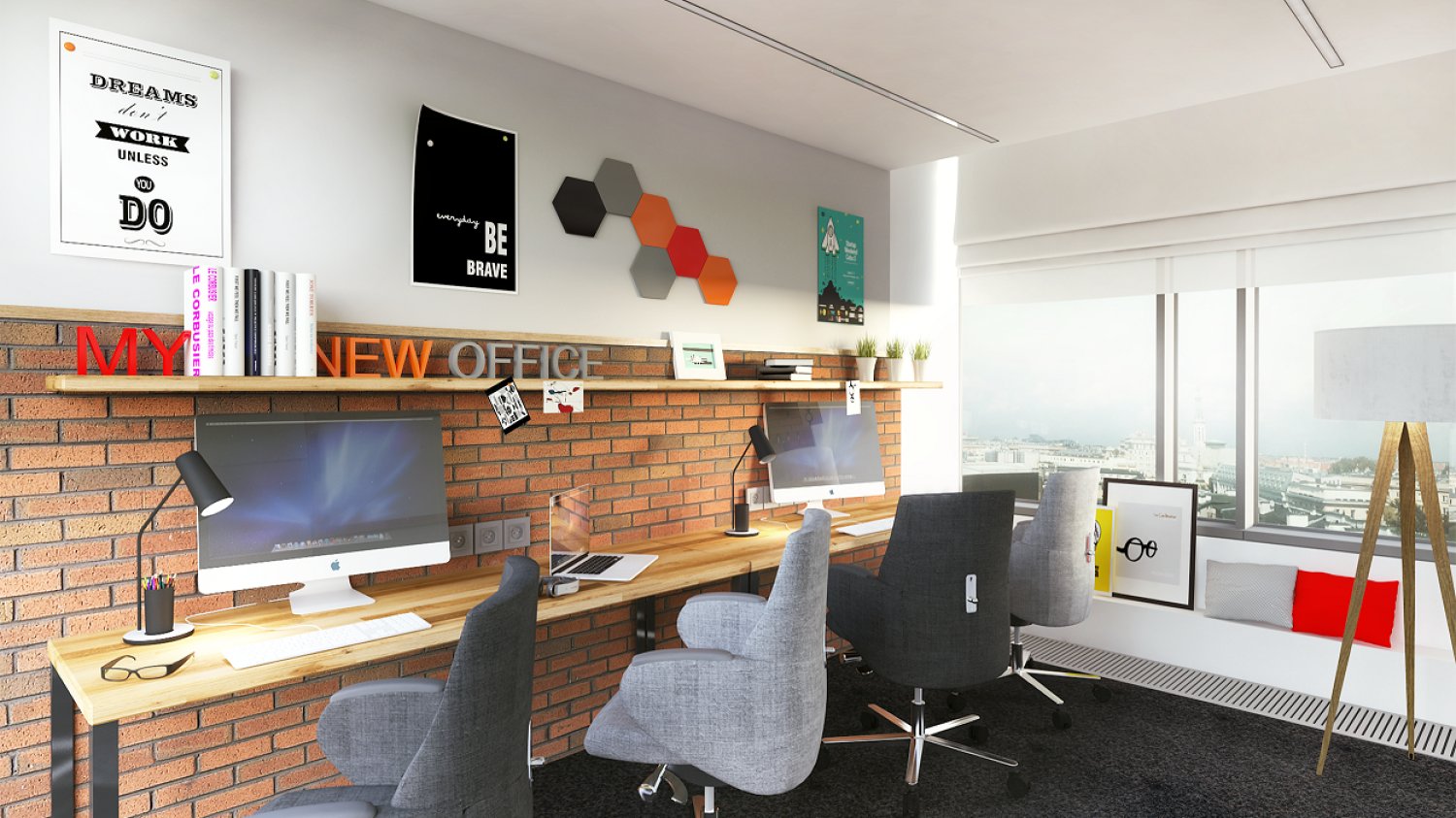 Biuro w Business Link Zebra