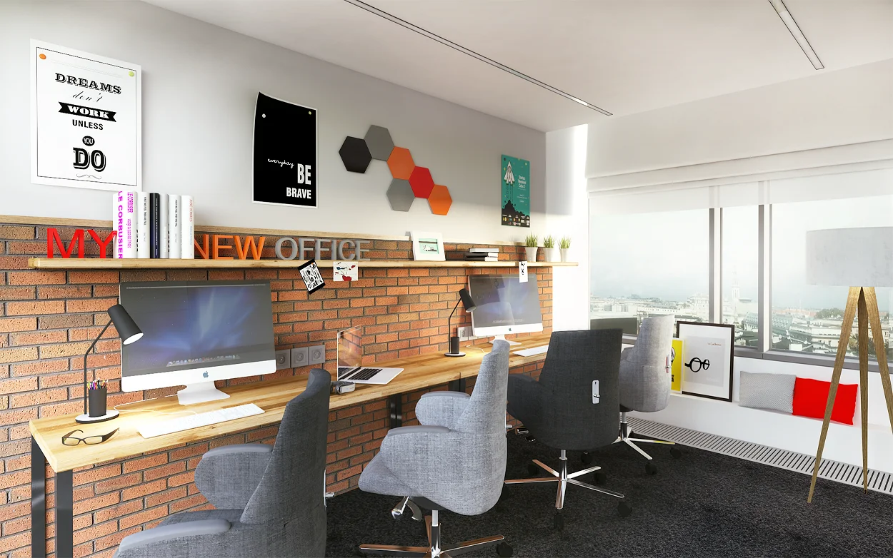 Biuro w Business Link Zebra