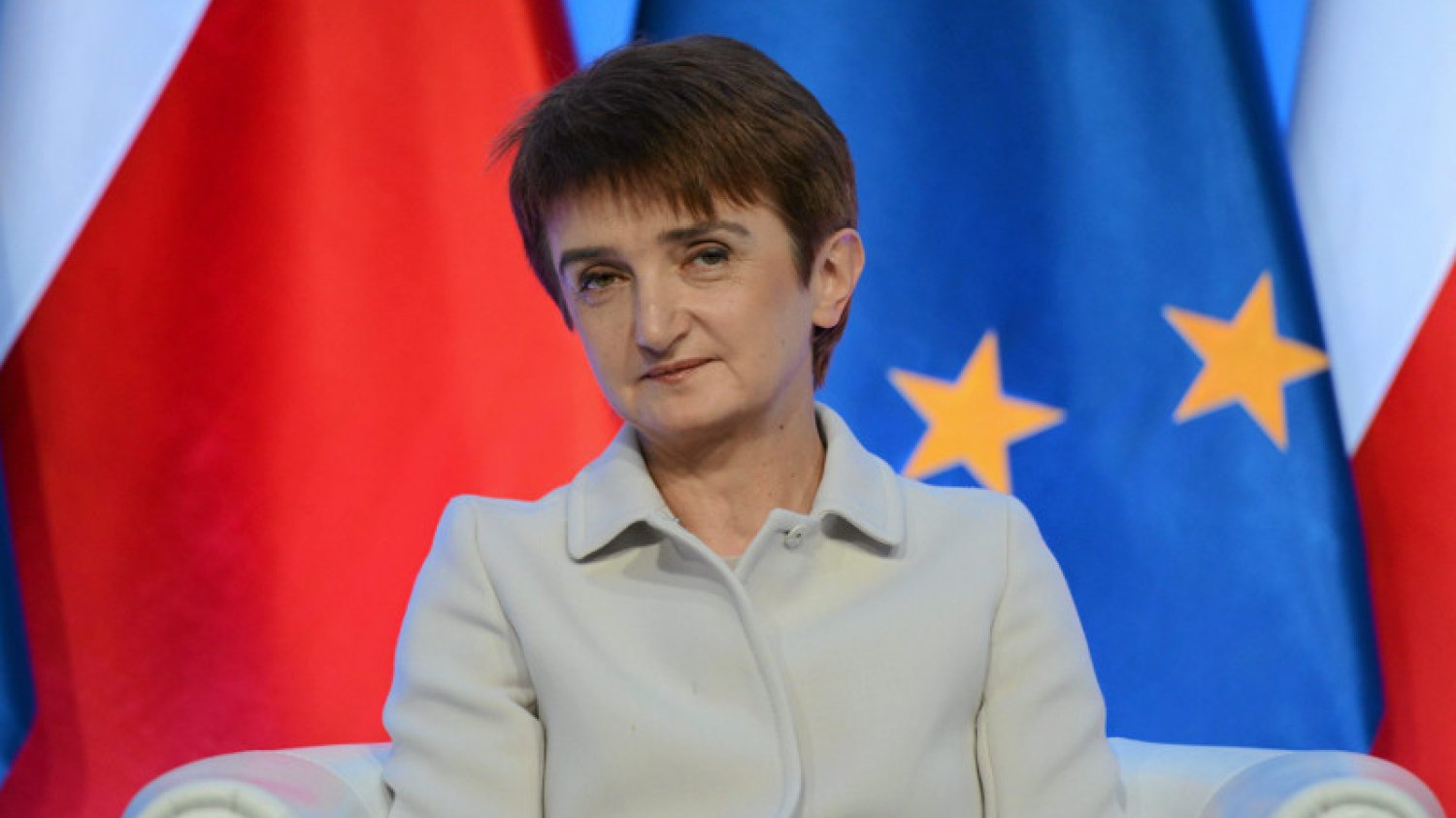 Maria Wasiak - Minister Infrastruktury i Rozwoju.