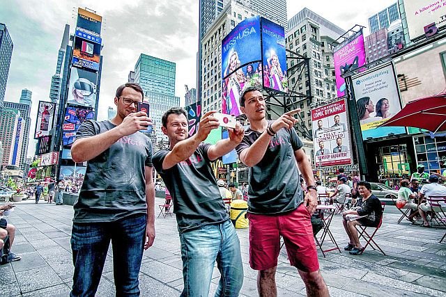 Zespół UnStock (teraz już Slidely): Kamil Goliszewski, Jakub Górajka i Adam Cellary