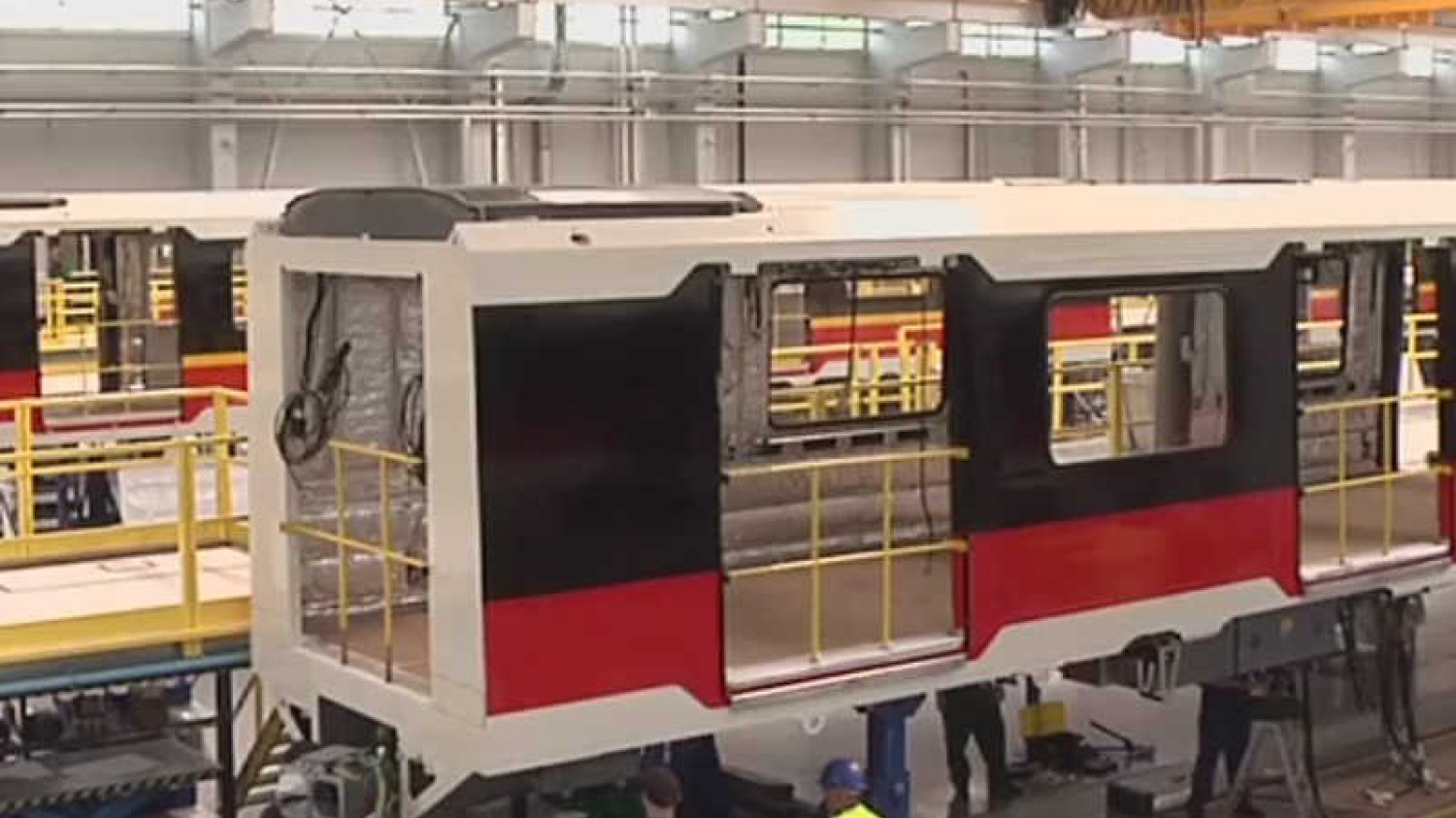 Wagony w metrze w Sofii będą niemal identyczne z tymi które kursują w Warszawie.