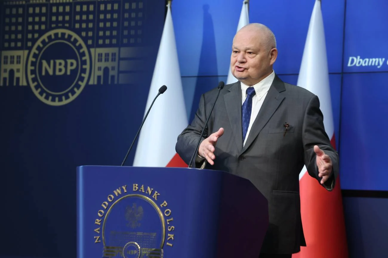 Listopadowa konferencja Adama Glapińskiego.