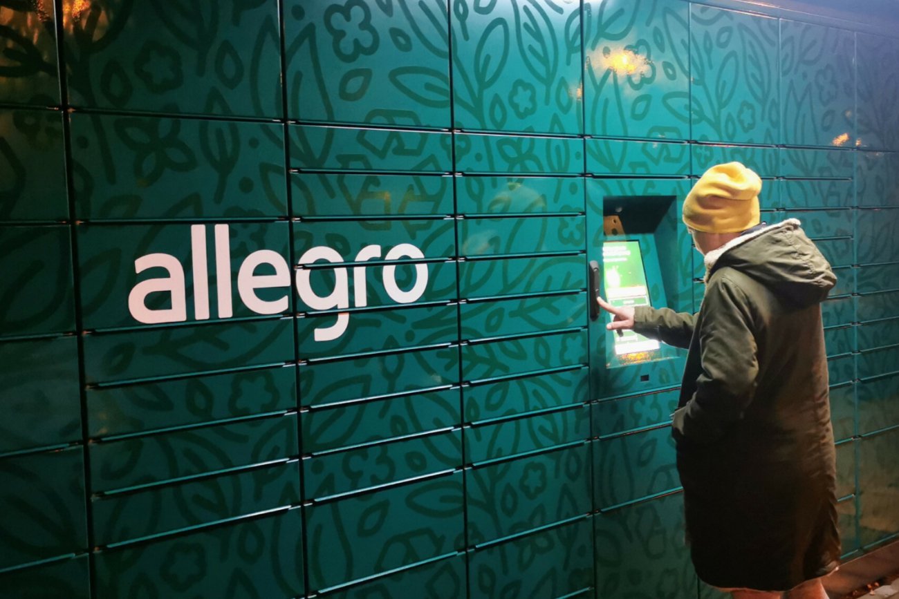 Maszyna do odbioru paczek Allegro