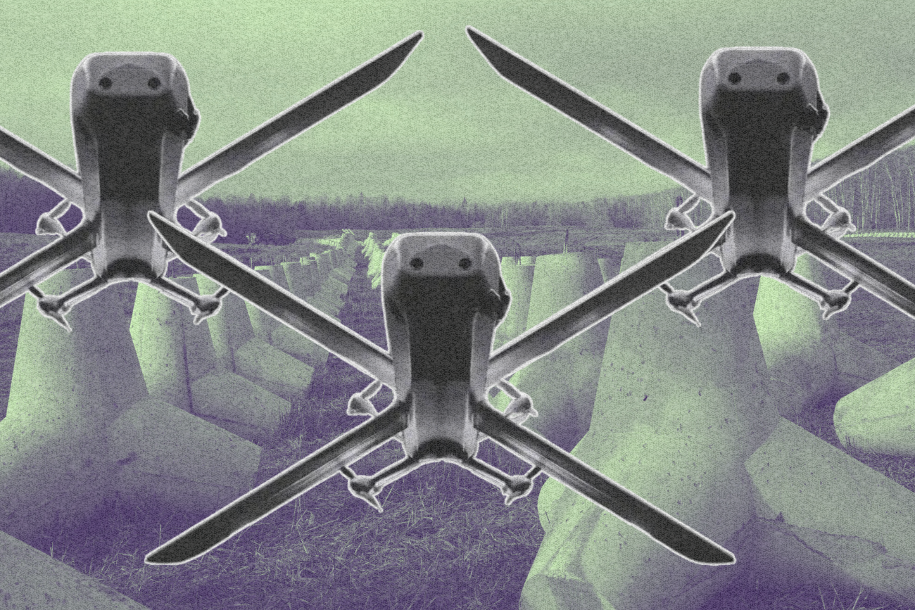 Dron HX-2 i granica.