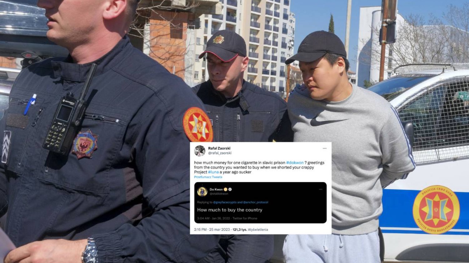 Do Kwon wpadł w Podgoricy. "Król" kryptowalut aresztowany. Z Polski dostał "pozdrowienia".