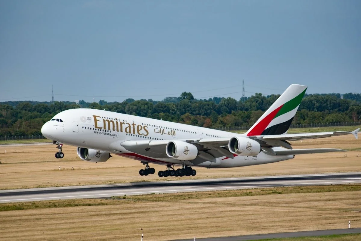 Airbus A380 w barwach Emirates
