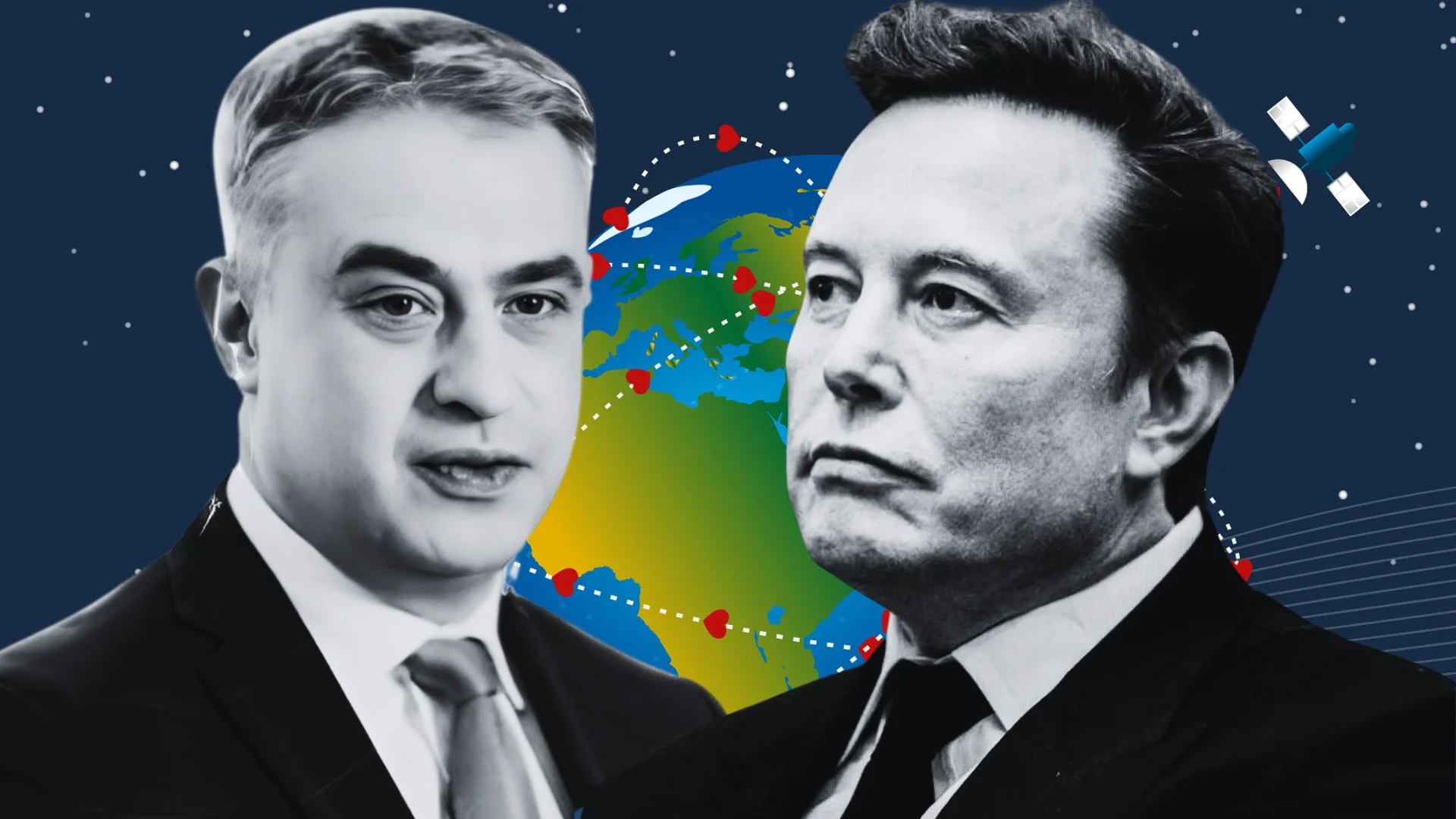 Krzysztof Gawkowski i Elon Musk