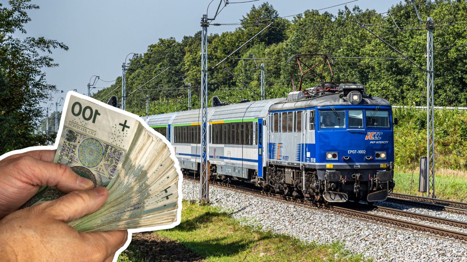 Nowa linia kolejowa połączy Kraków z Buskiem-Zdrojem. Szykuje się przełom w podróżowaniu Pociąg i polskie banknoty w rękach. Nowa linia kolejowa połączy Kraków z Buskiem-Zdrojem. Szykuje się rewolucja w podróżach