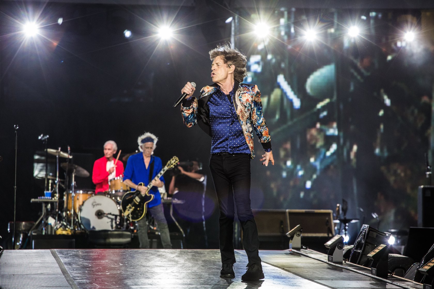 The Rolling Stones wystąpili w Warszawie 8 lipca 2018 r. na Stadionie Narodowym