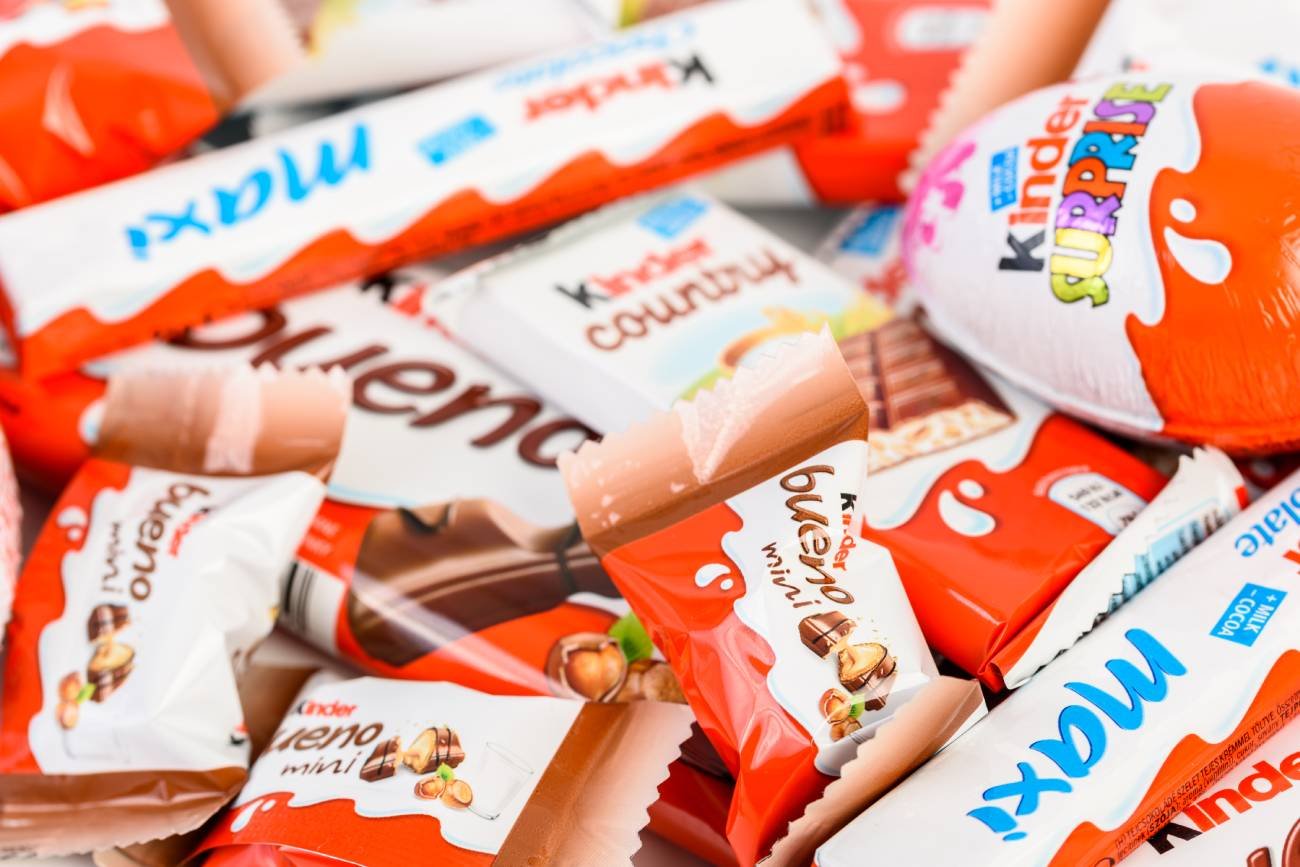produkty Kinder Ferrero