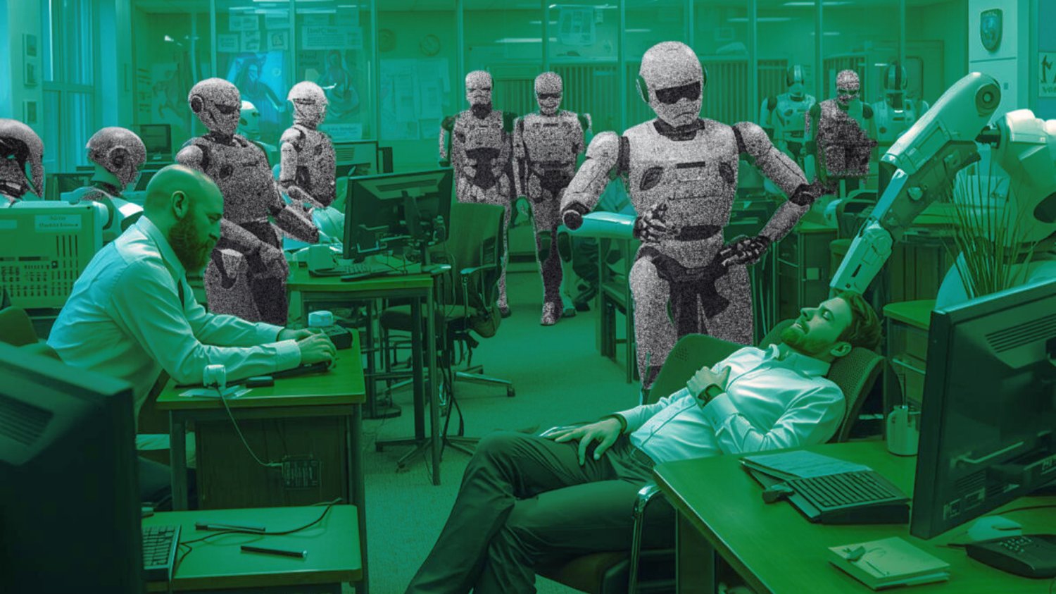 Roboty pracują w biurze, a ludzie odpoczywają. Tak stworzysz i sprzedasz Agentów AI bez umiejętności kodowania