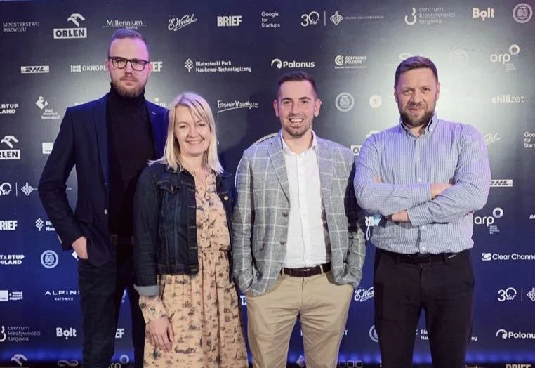 Nextplease: od lewej Adam Oleksiak, Małgorzata Olszewska, Daniel Wojciechowski i Łukasz Makowski