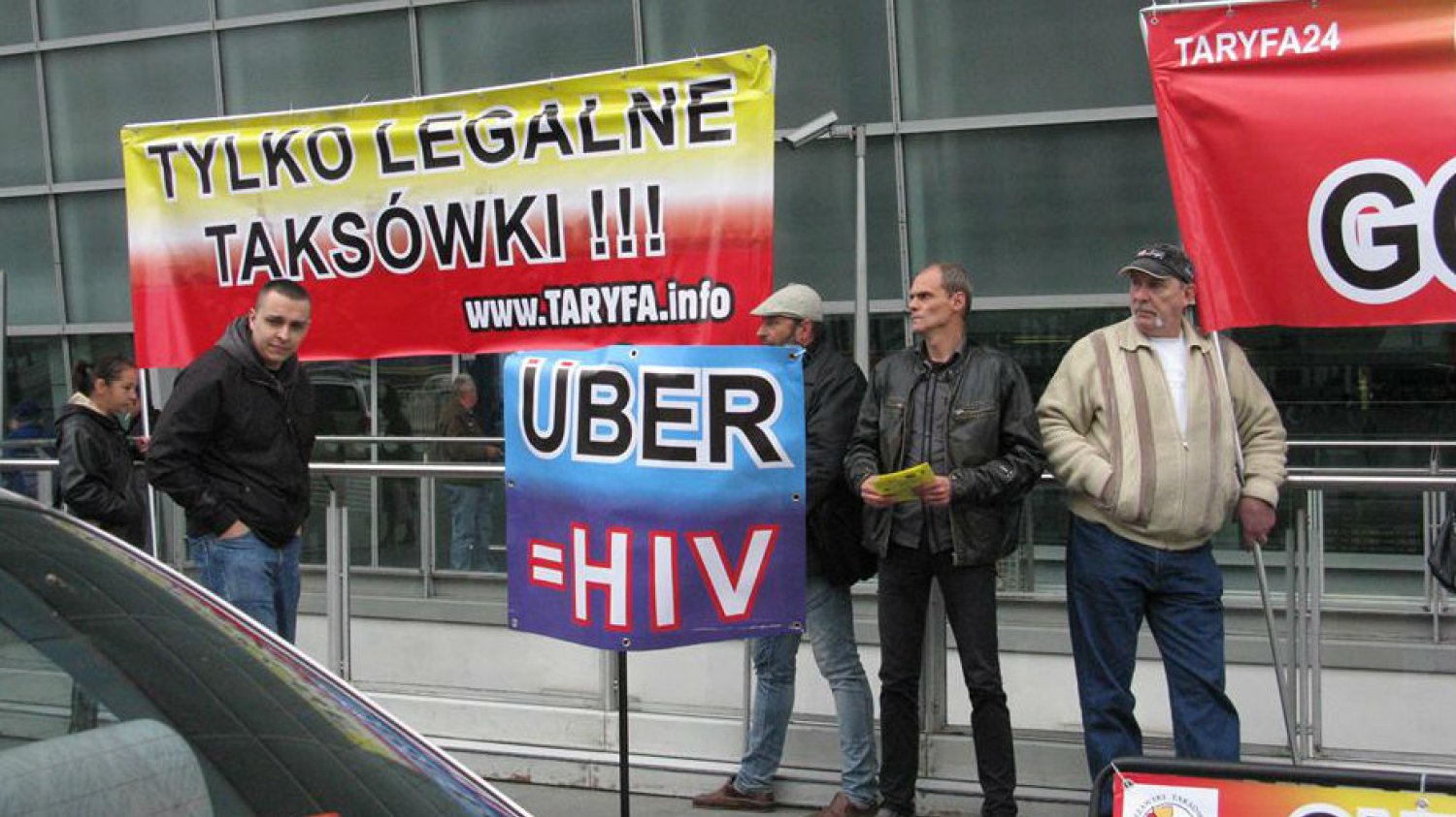 Protesty przeciw Uberowi w 2014 roku