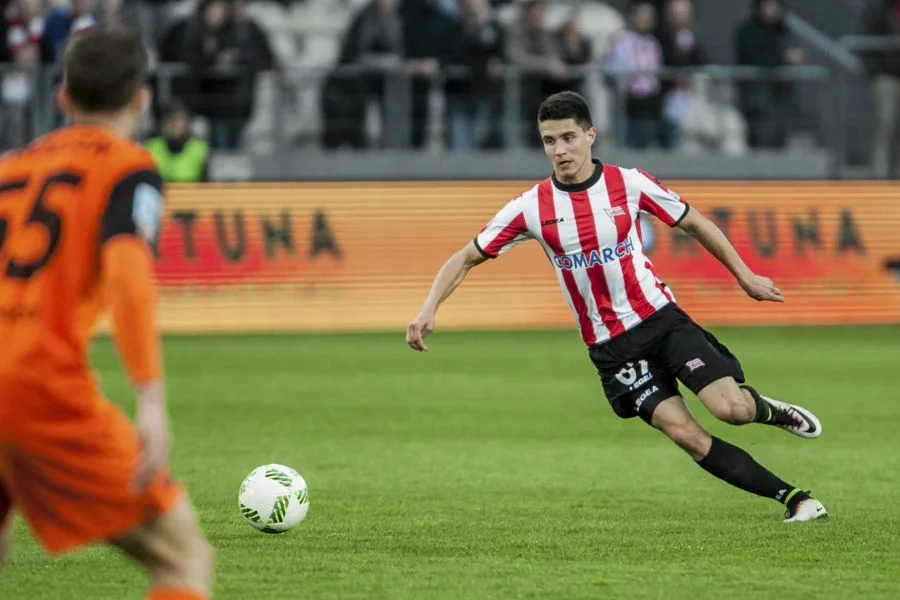 Bartosz Kapustka w barwach Cracovii.
