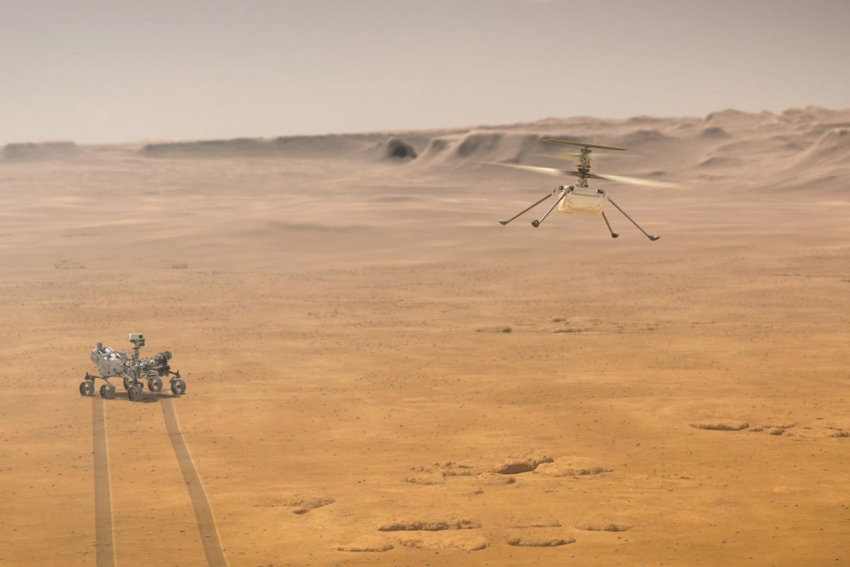 Na Marsa ma trafić m.in. misja NASA Mars 2020, a na niej helikopter Ingenuity oraz łazik Perserverance.