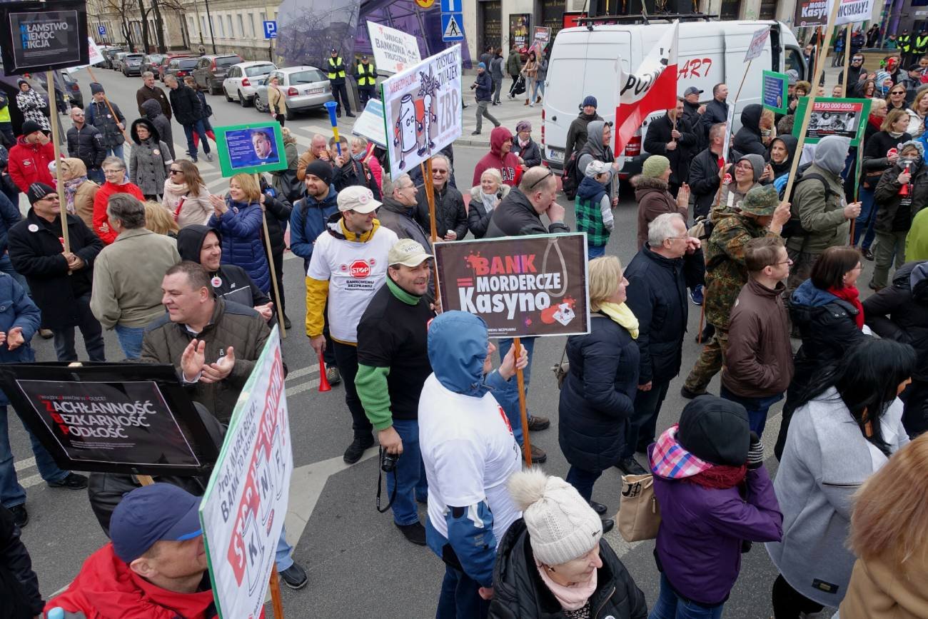 protest frankowiczów