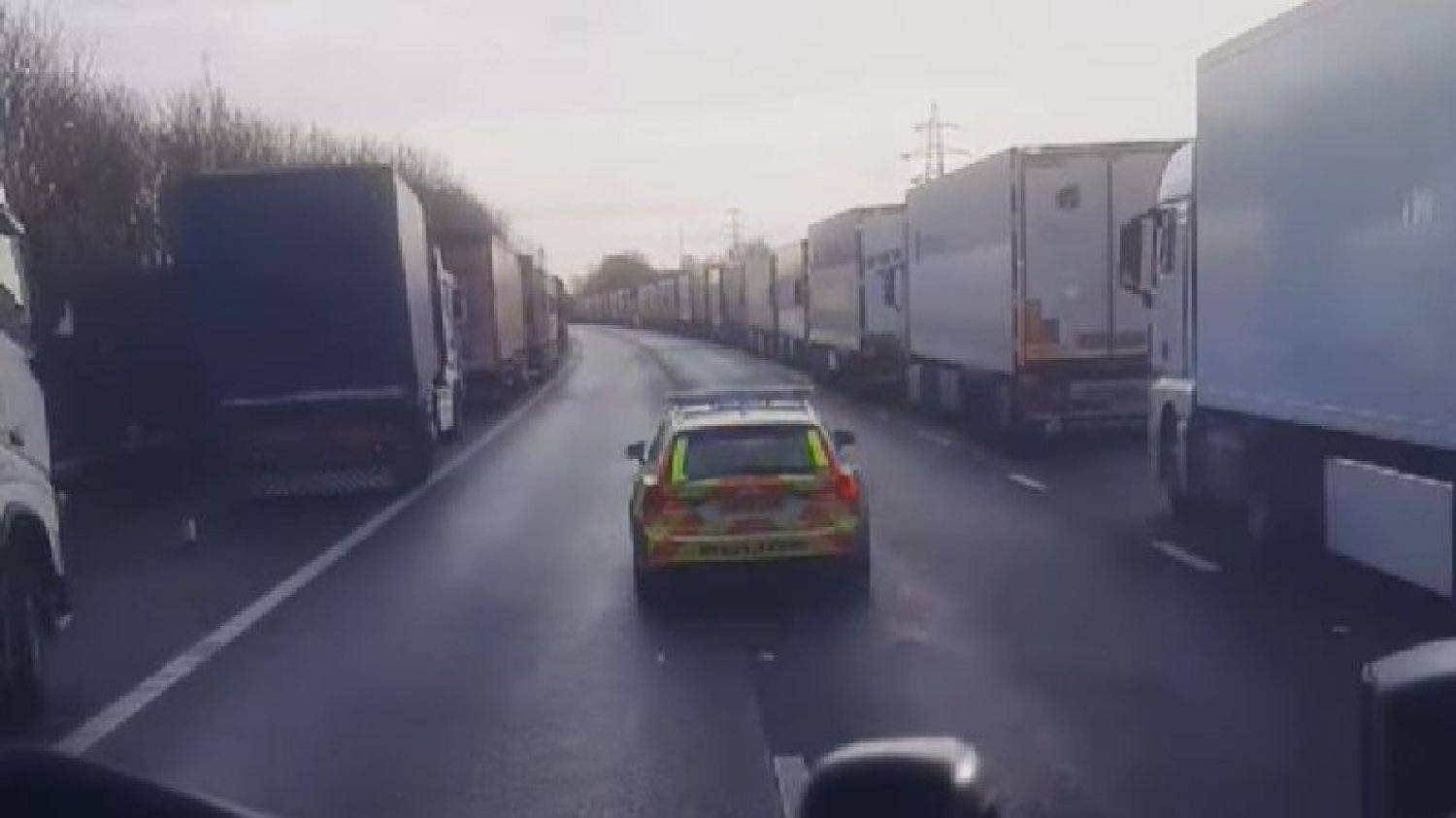 Wyjazd z autostrady M20.