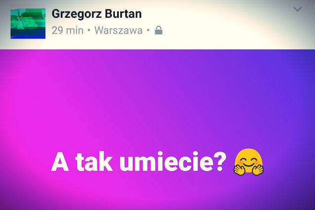 Podobają wam się takie posty?