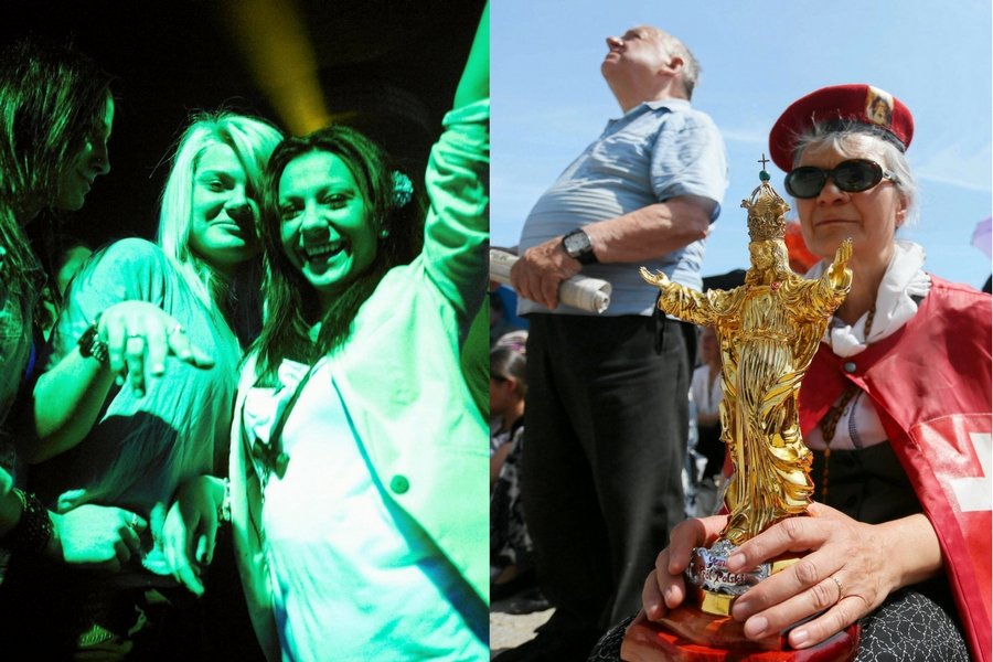 Zaharowana wielkomiejska Polska próbuje się szumnie bawić i dorabiać. Polska, która harowała całe życie, na starość przejęła stery kraju.