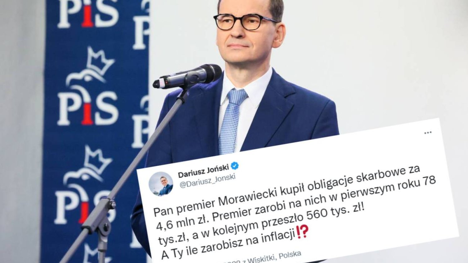 Premier Morawiecki zarobił na obligacjach ok. 100 tys. zł