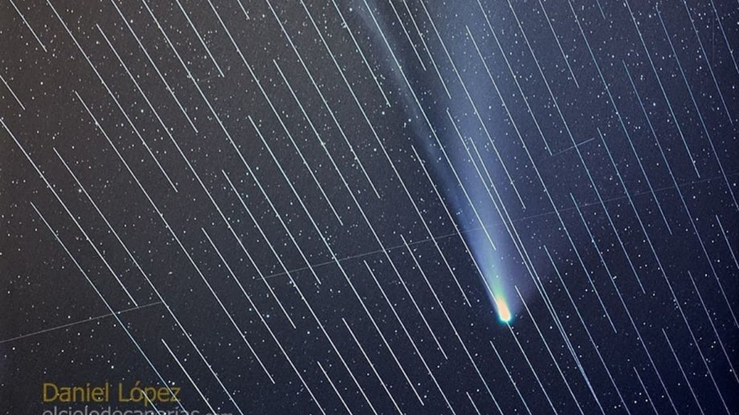 Efektowna kometa Neowise została zasłonięta przez satelity Starlink, wysłane na orbitę przez firmę SpaceX Elona Muska.