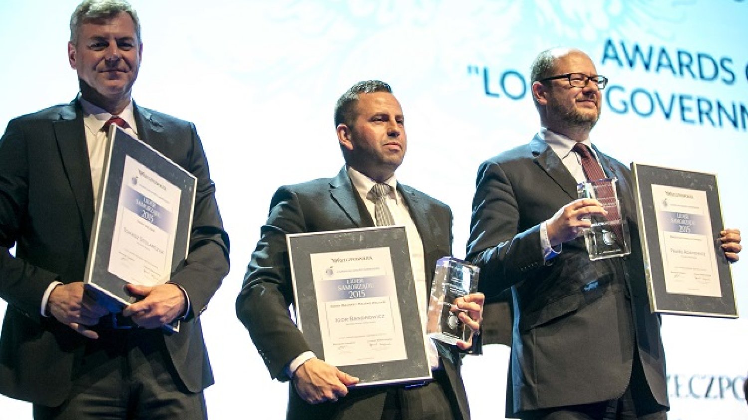 Laureaci gali "Lider Samorządów 2015".