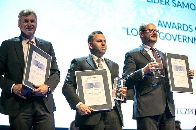 Laureaci gali "Lider Samorządów 2015".