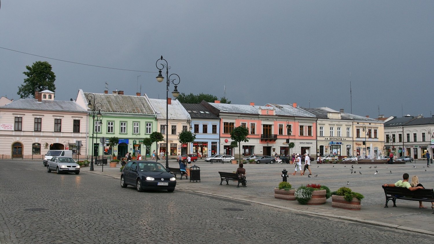 Rynek w Nowym Sączu.