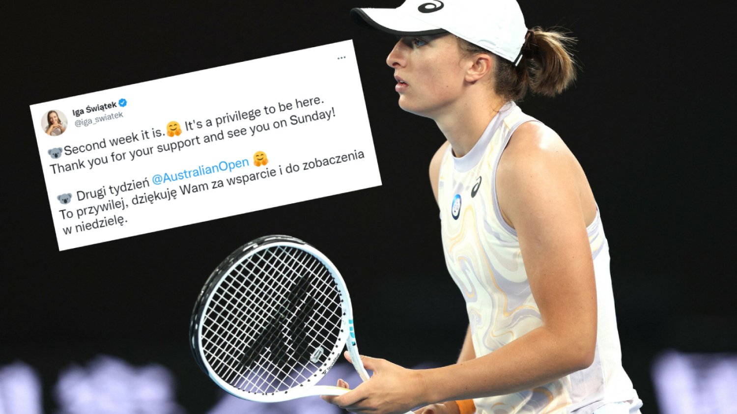 Iga Świątek na Australian Open 2023