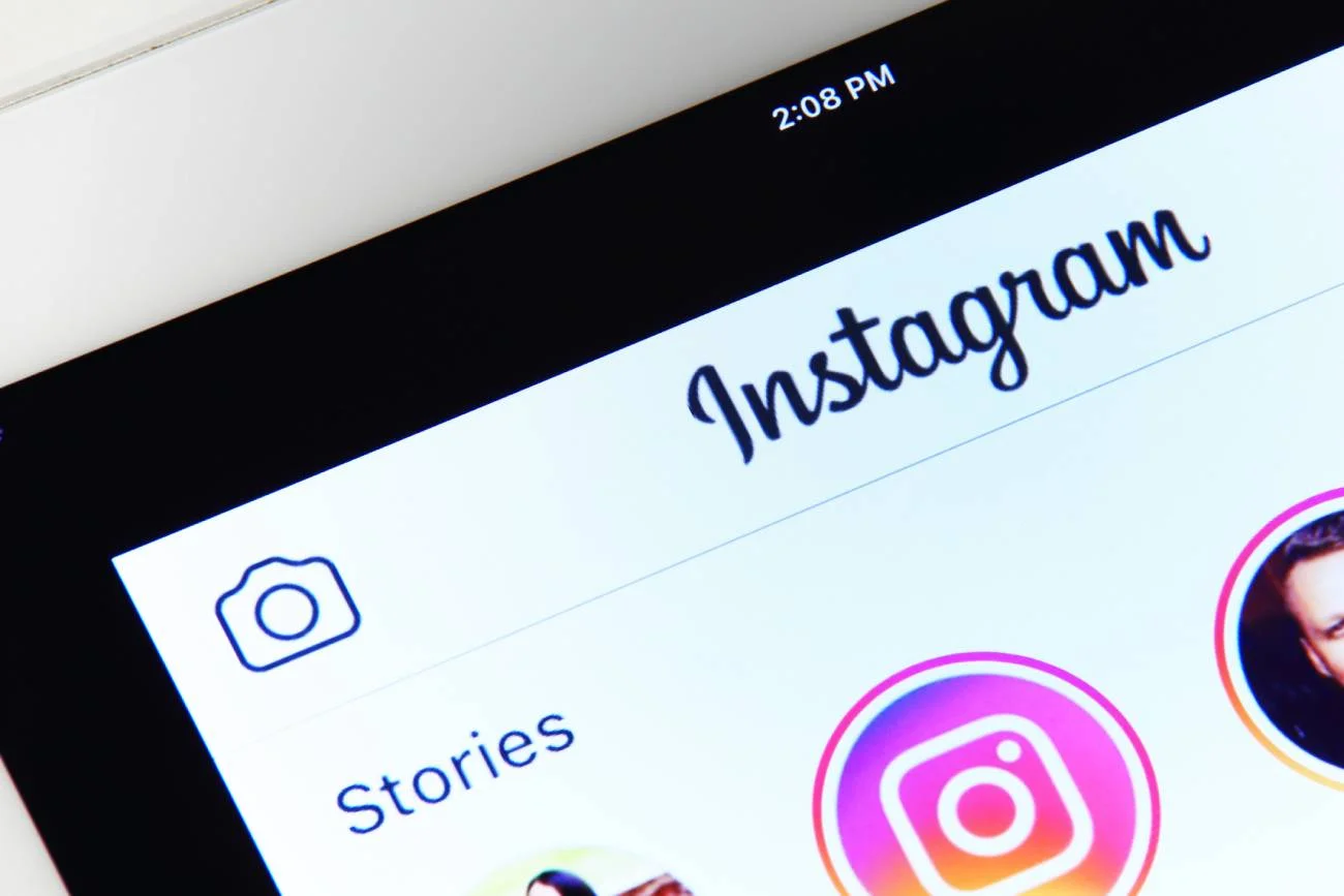 Instagram na tablecie