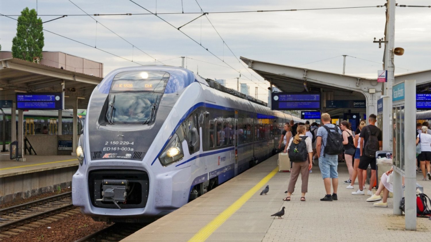 Pociąg PKP, pasażerowie.
