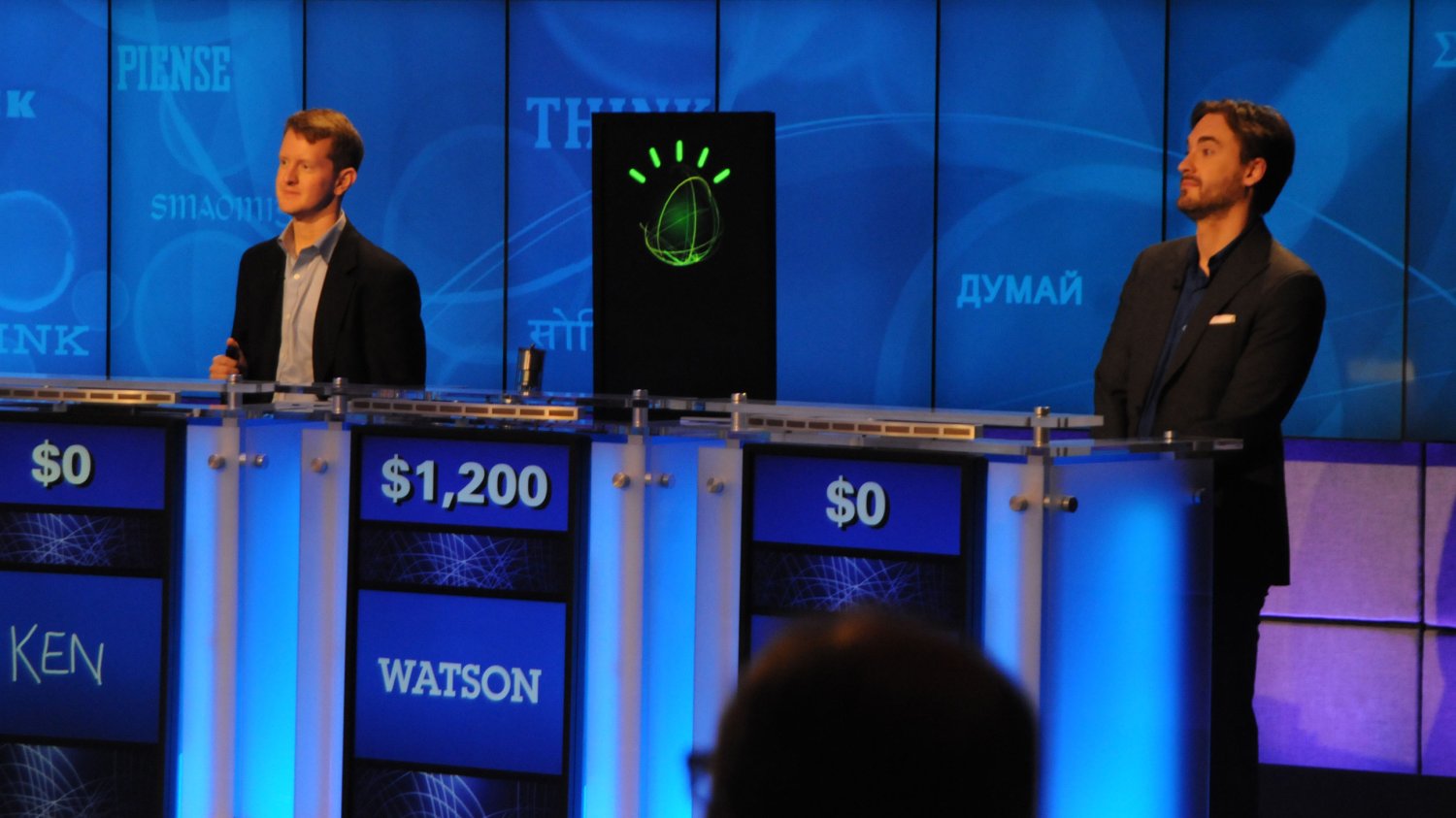 IBM Watson at Jeopardy contest.